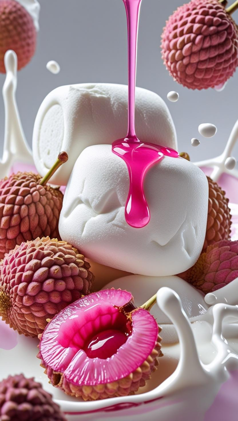 ☁️Marshmallow et Litchi Rosa💗