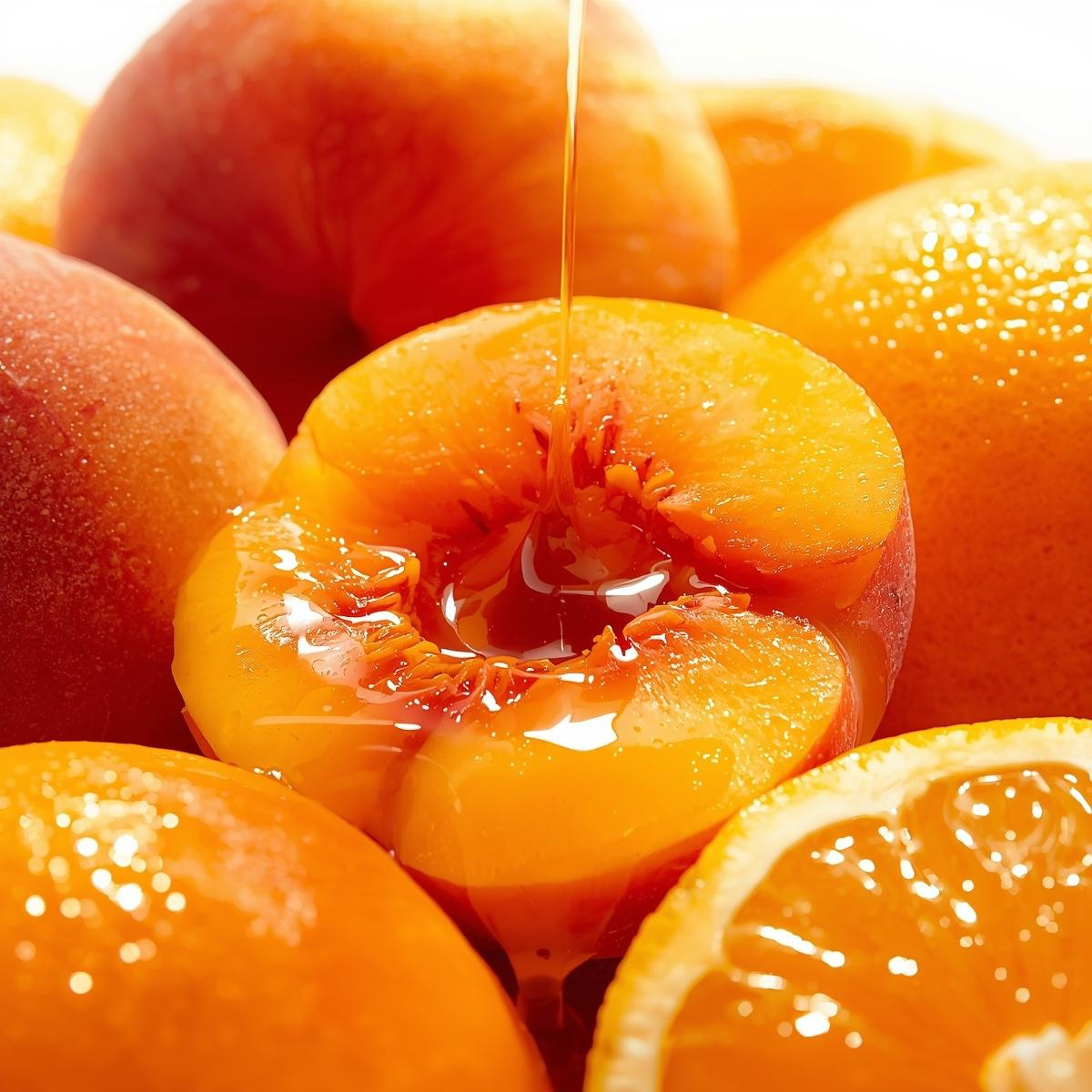 🍊Mandarine et Pêche Ensoleillées🍑